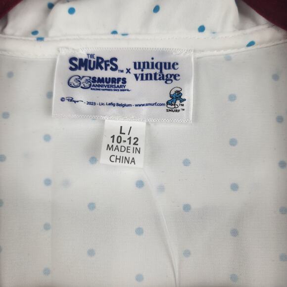 Unique Vintage Smurfs Women L - Picture 4 of 10